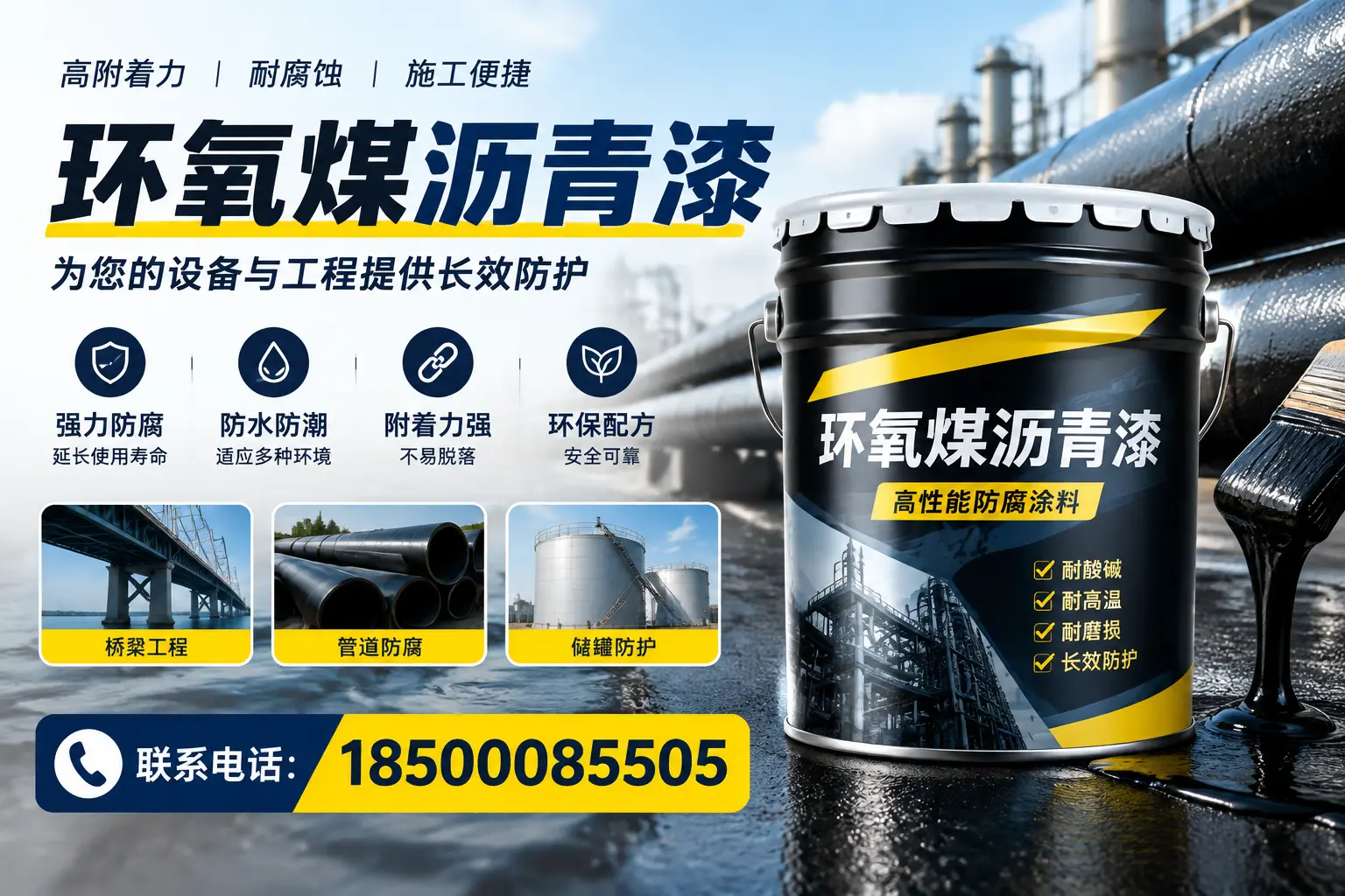环氧煤沥青漆与其他涂料的对比分析,助力临沂企业决策